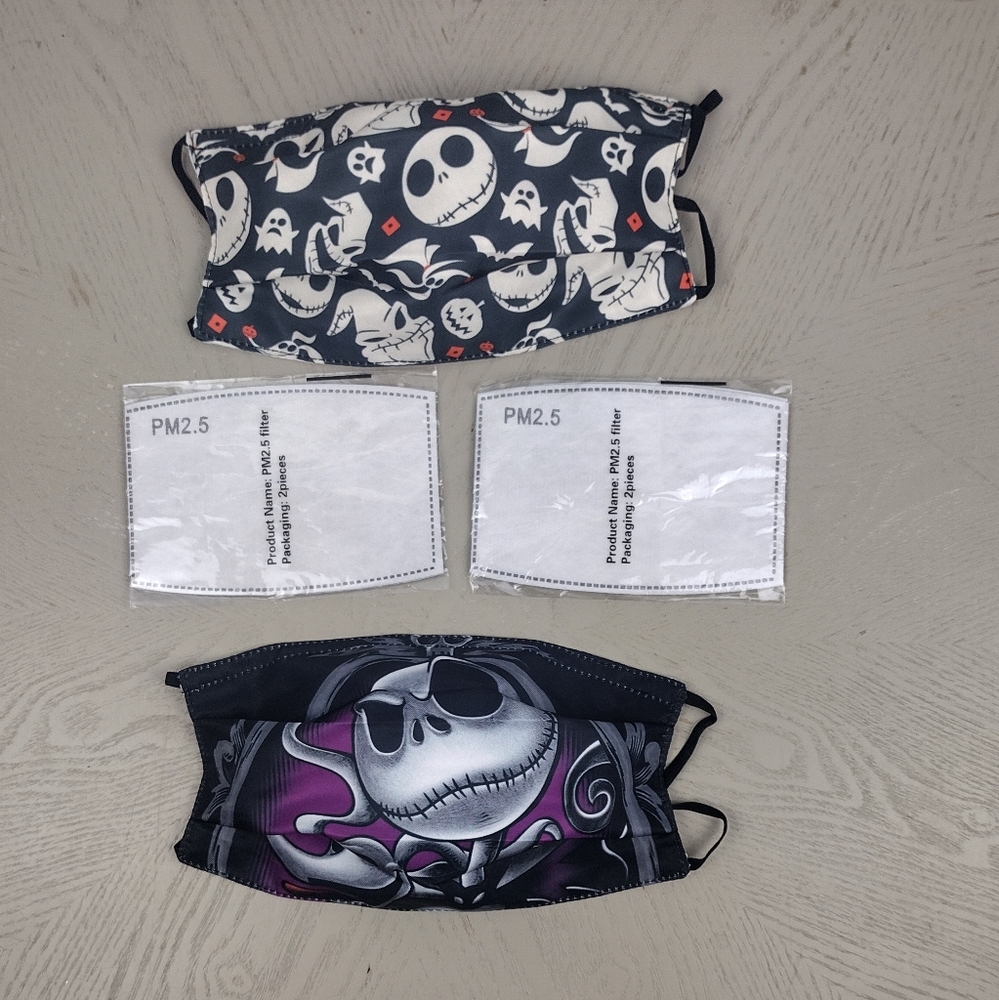 Jack Skellington Face Covers - Picture 1 of 2